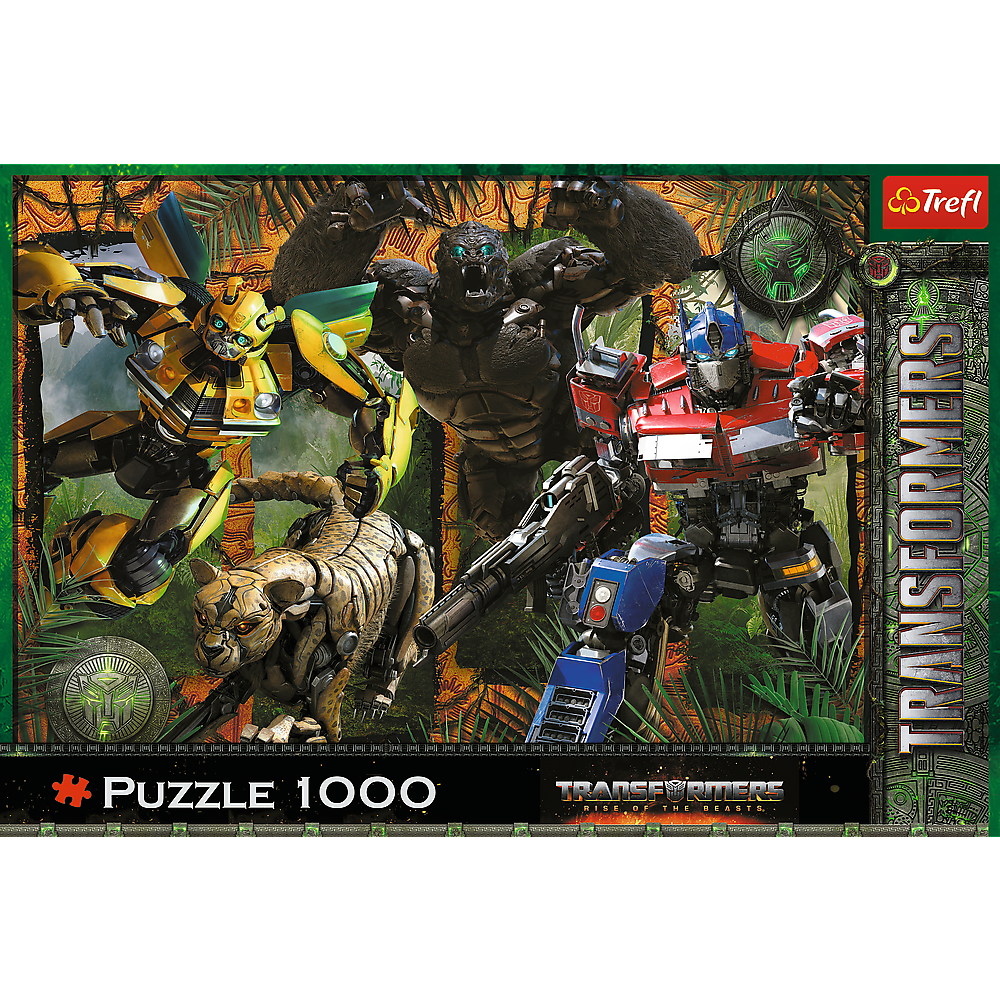 Puzzle 1000 dílků Transformers Probuzení bestií – Trefl