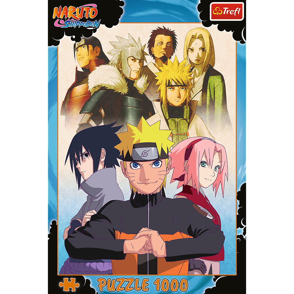 Puzzle 1000 dílků Tým Naruto – Masashi | Trefl 10940