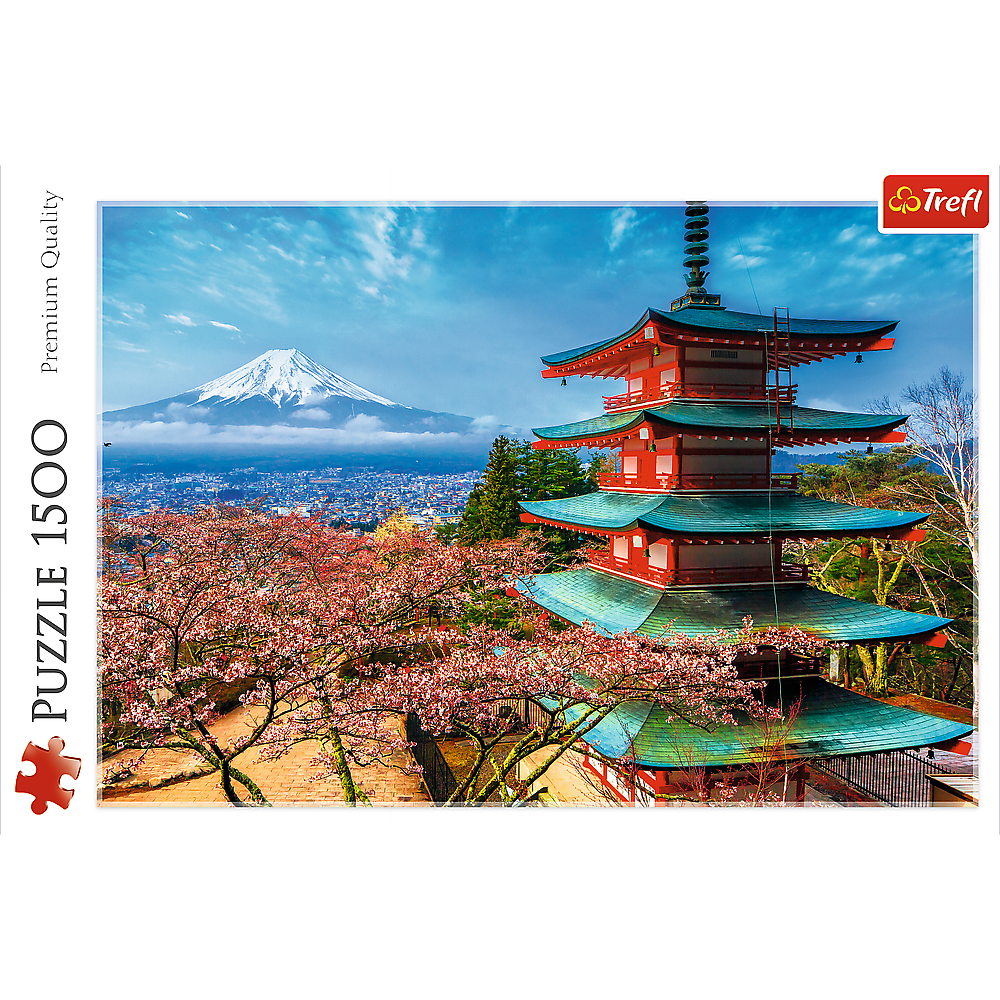 Puzzle 1500 dílků hora Fudži Japonsko 85x58 cm – Trefl