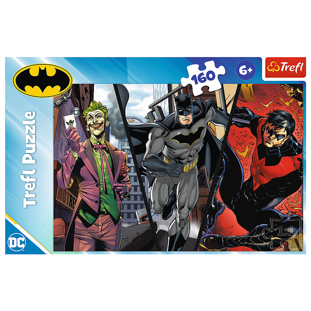 Puzzle 160 dílků Batman připravený k akci – Warner