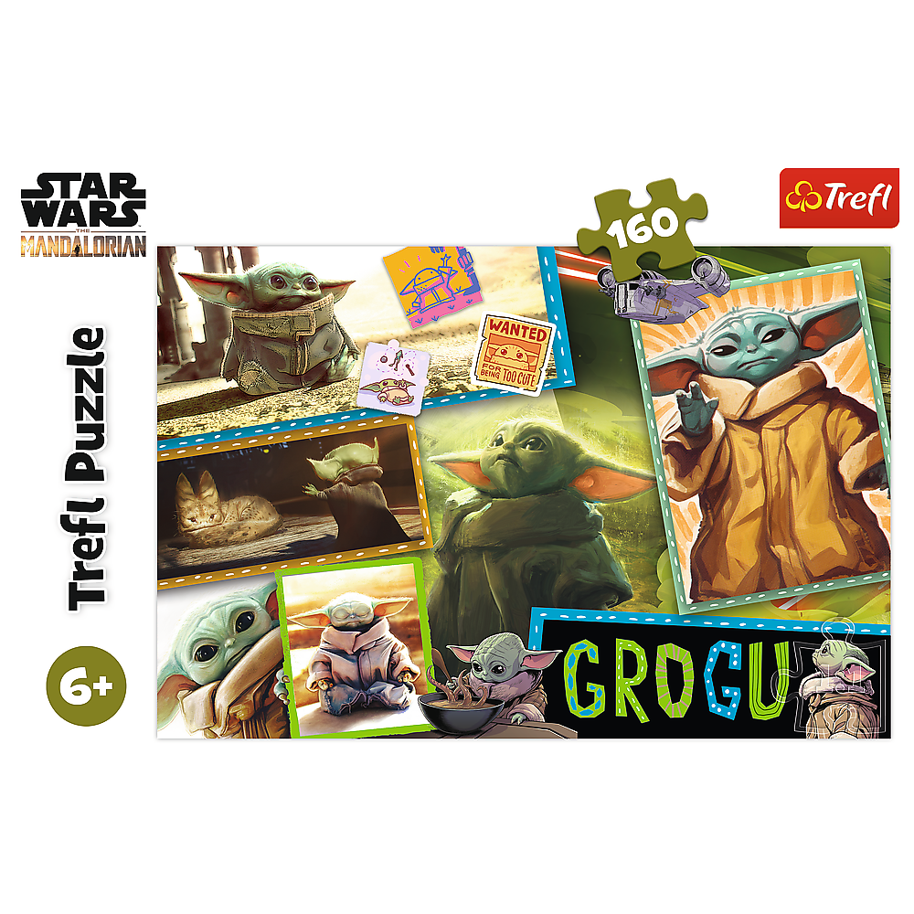 Puzzle 160 dílků Grogu Baby Yoda – Star Wars Trefl