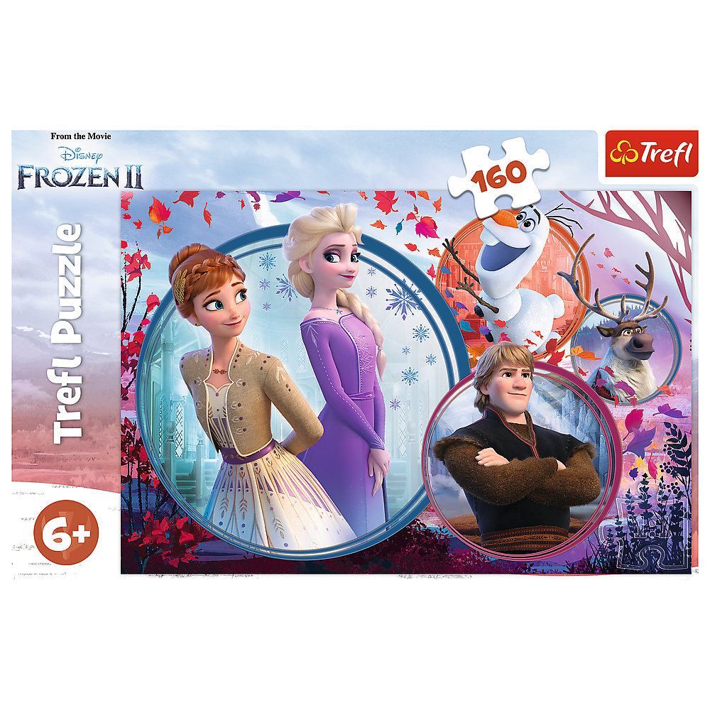 Puzzle 160 dílků Sesterské dobrodružství – Disney Frozen Trefl