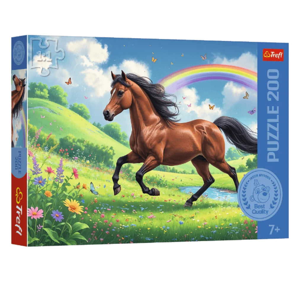 Puzzle 200 dílků Majestátní kůň – Trefl