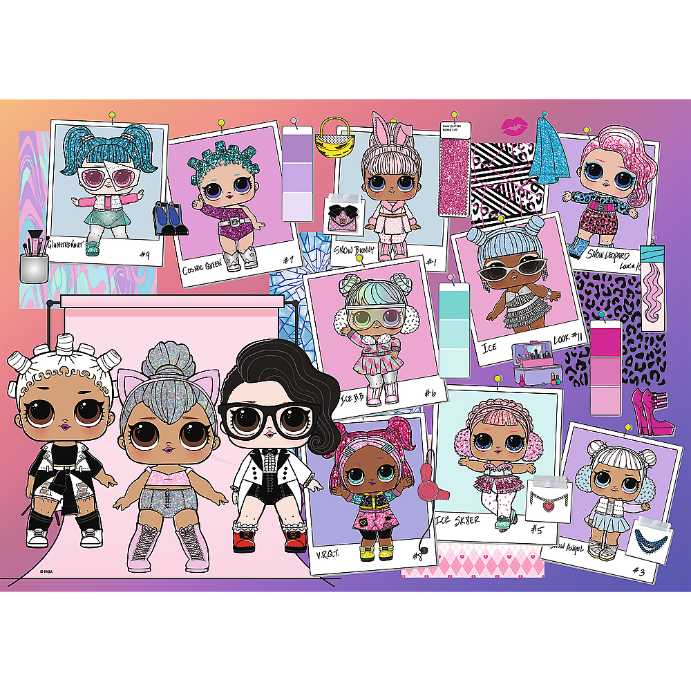 Puzzle 200 dílků roztomilé panenky – LOL Surprise Trefl
