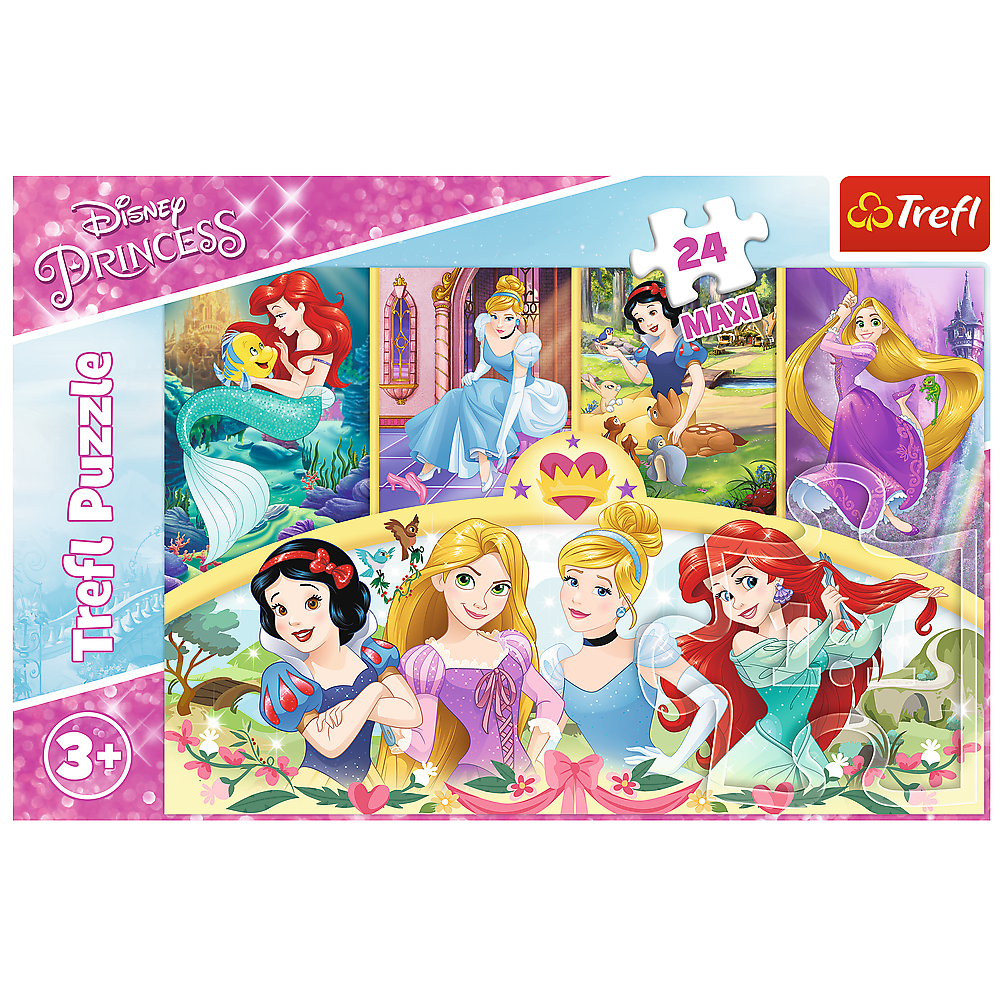 Puzzle 24 dílků Maxi kouzelné vzpomínky – Disney Princess