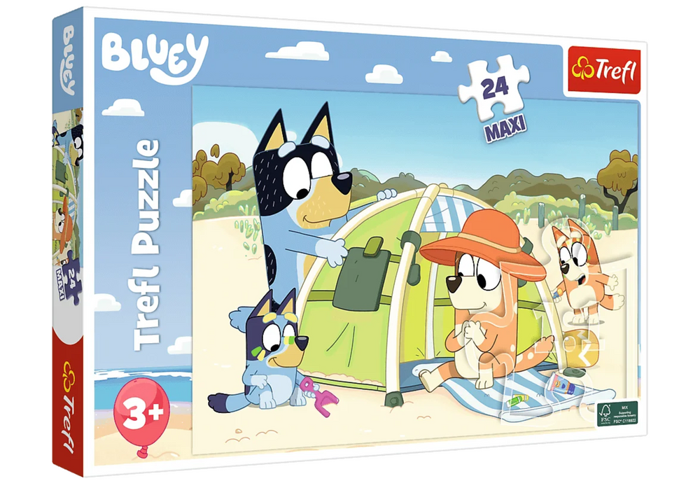 Puzzle 24 dílků Maxi Úžasný den – Bluey Trefl 14357