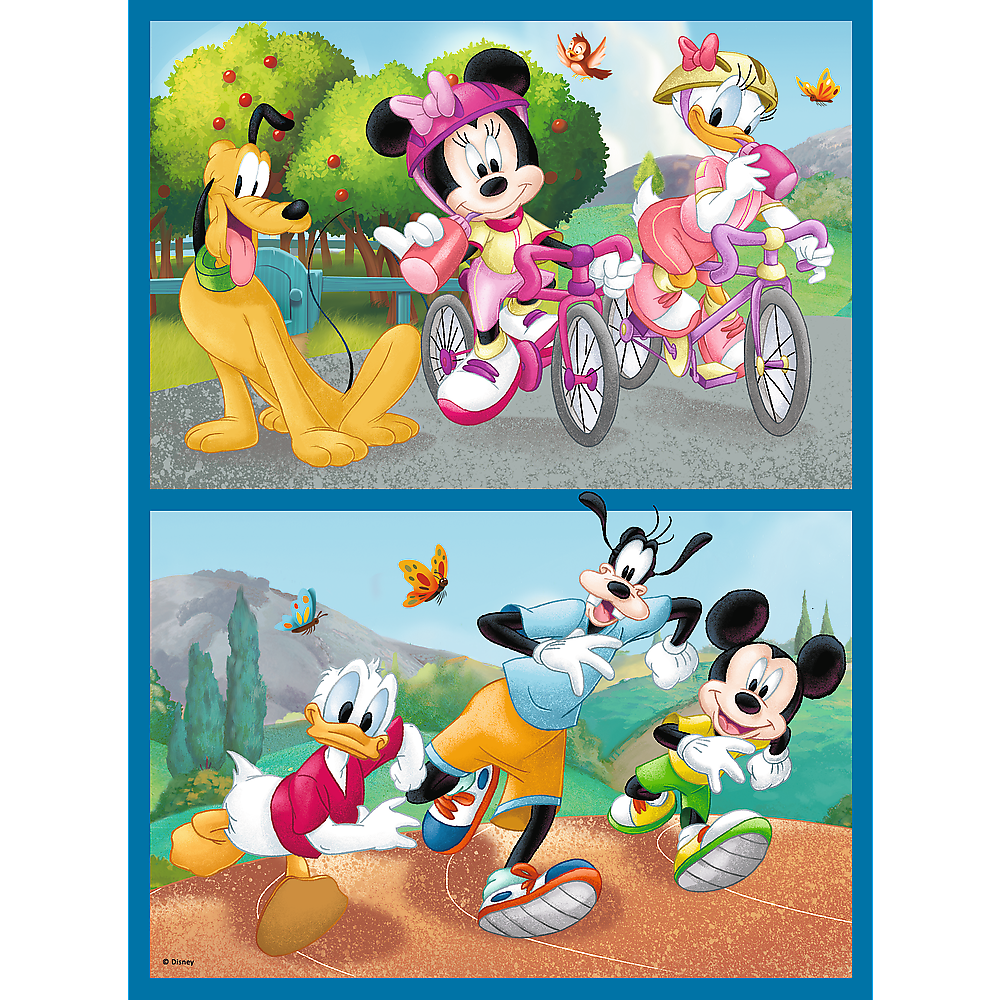 Puzzle 2v1 s pexesem Disney Mickey Mouse – Trefl 93344