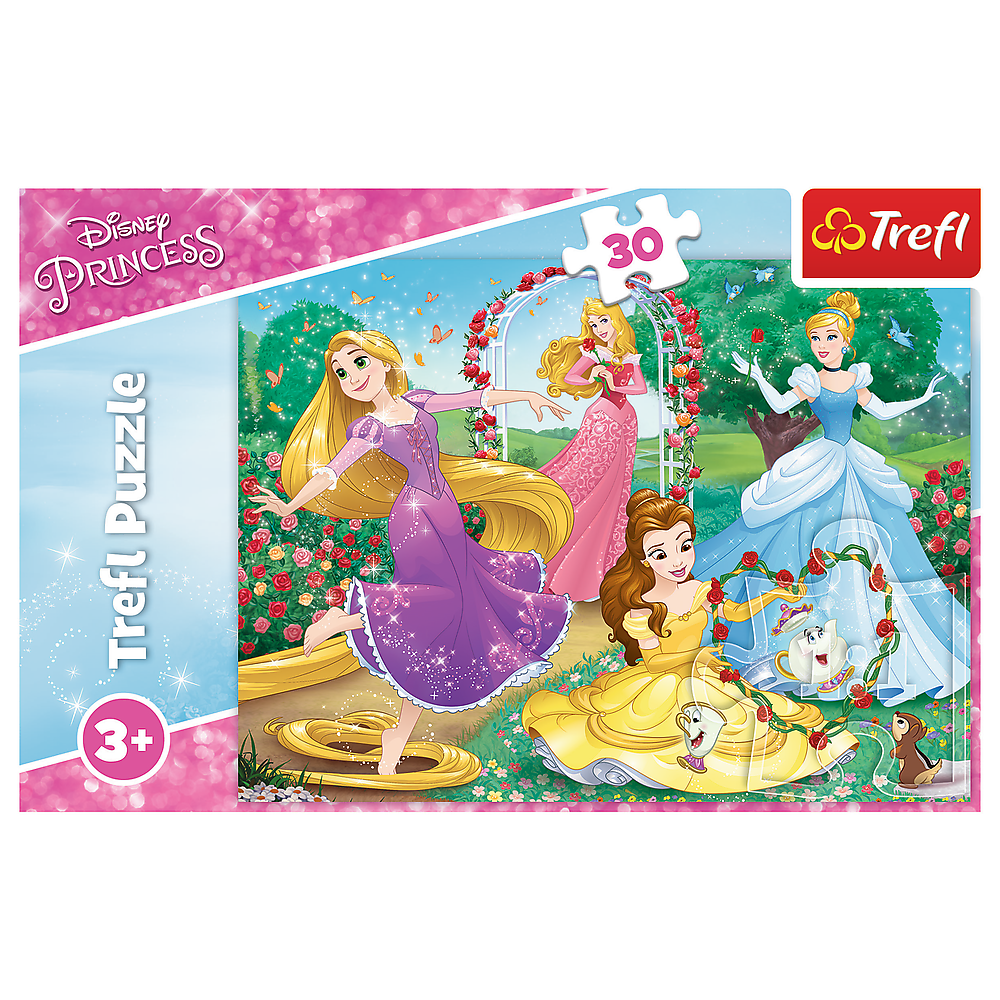 Puzzle 30 dílků Být princeznou – Disney Princess