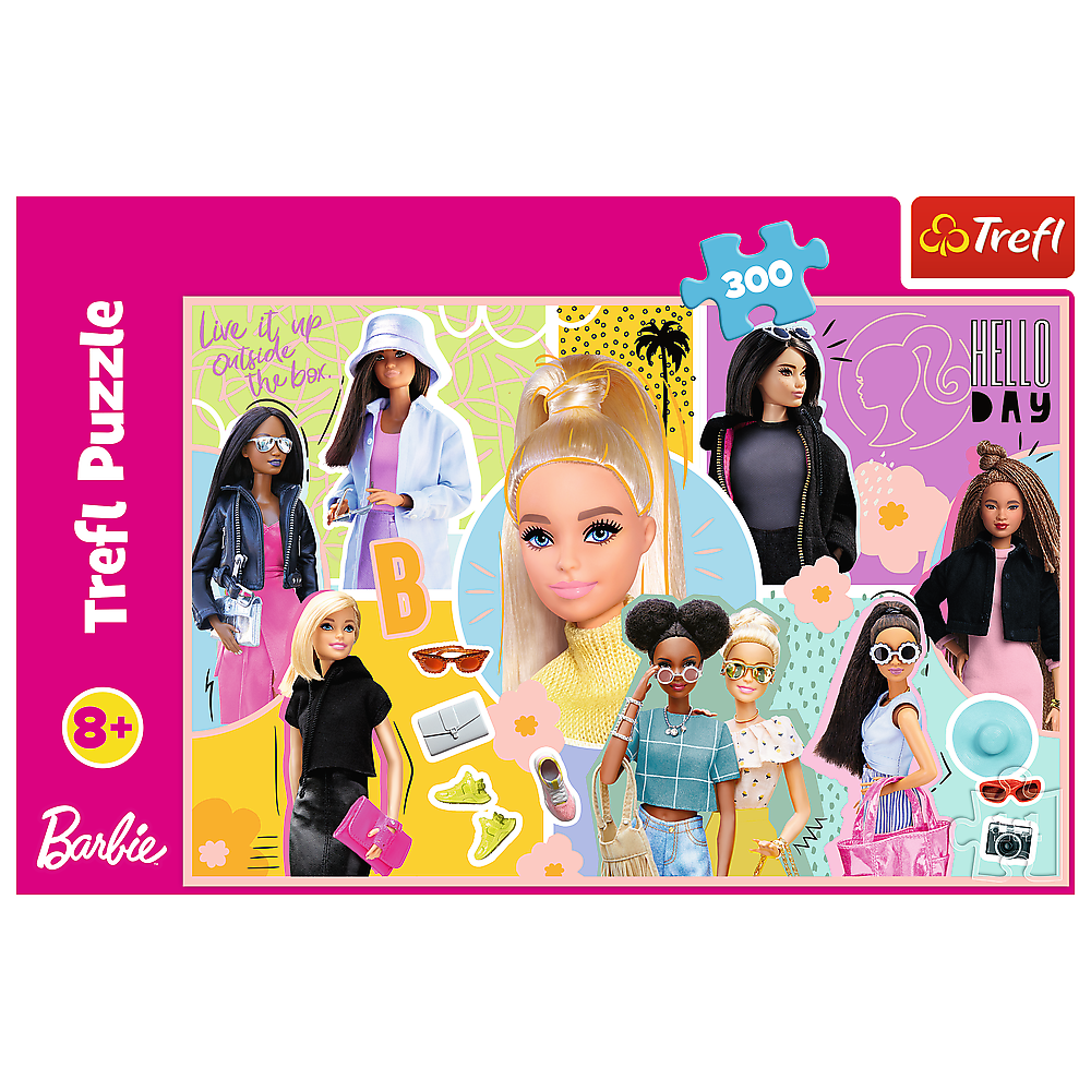 Puzzle 300 dílků s panenkami Barbie – Mattel
