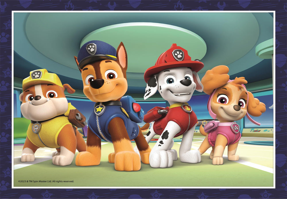 Puzzle 4v1 Super Color Tlapková patrola – Clementoni