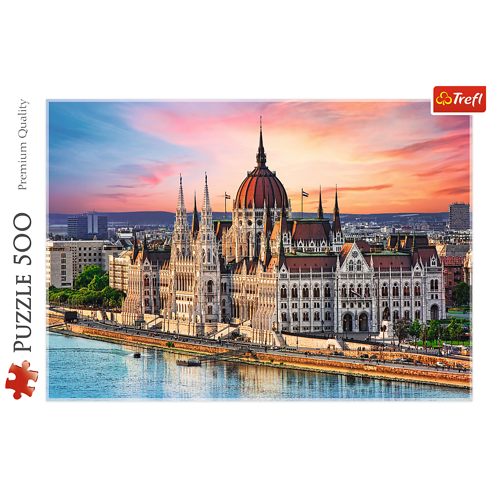 Puzzle 500 dílků Budapešť Maďarsko 48x34 cm – Trefl 37395