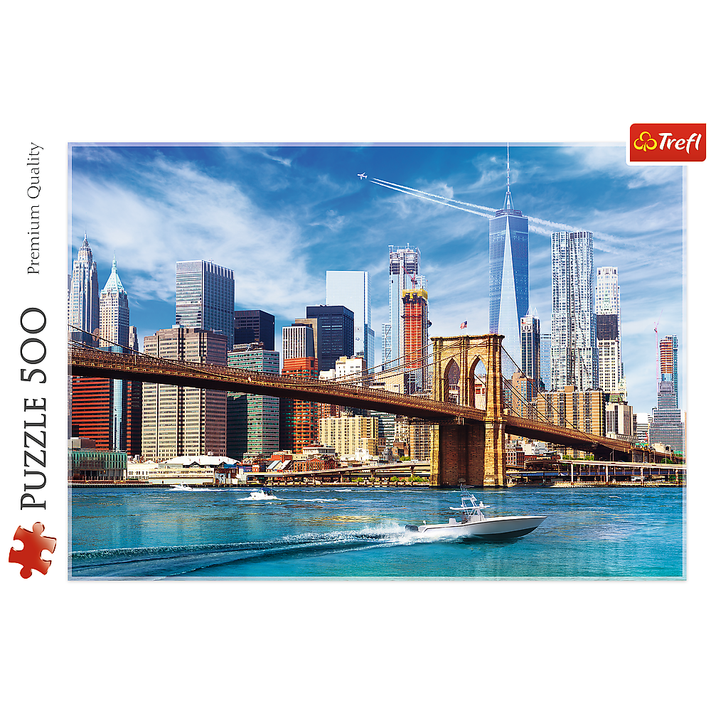 Puzzle 500 dílků Výhled na New York – Trefl 37331