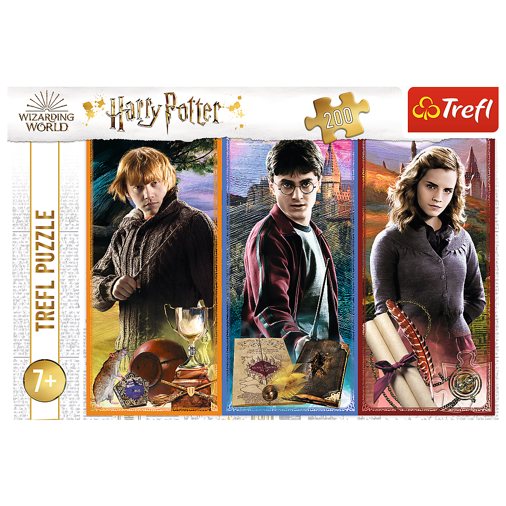 Puzzle Harry Potter 200 dílků Ve světě magie a kouzel – Trefl