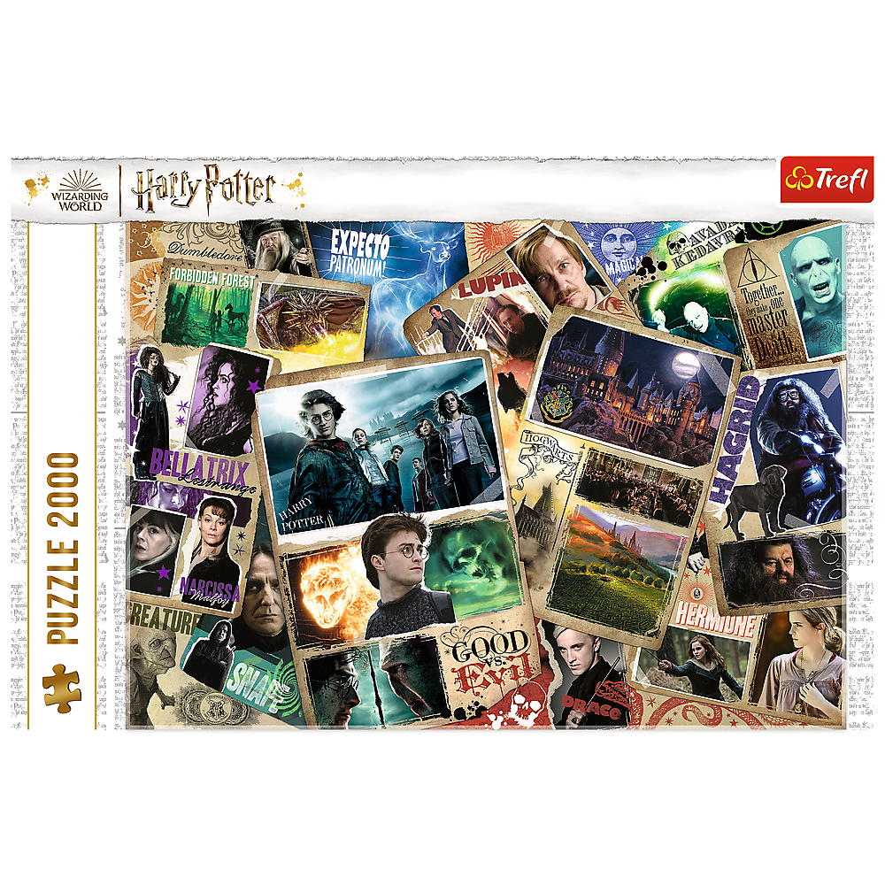 Puzzle Harry Potter 2000 dílků – Hrdinové | Trefl 27123
