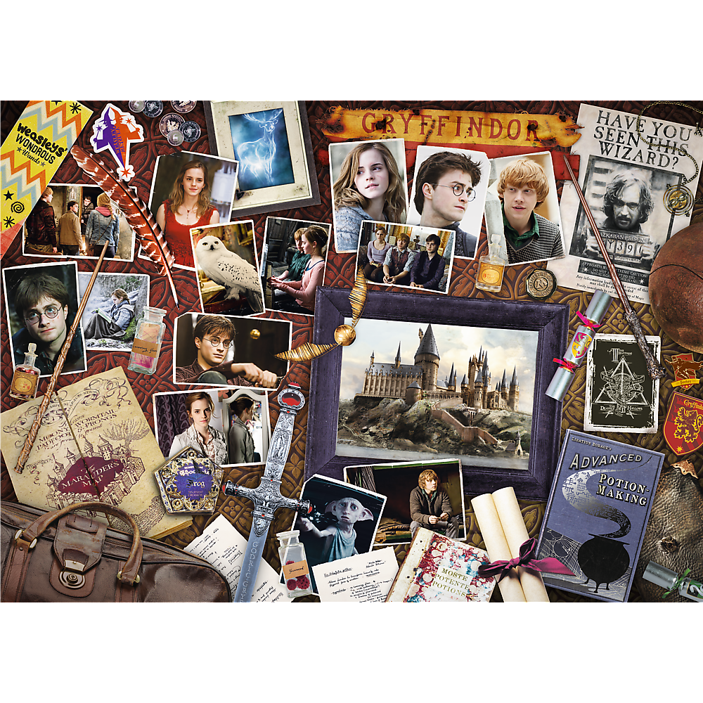 Puzzle Harry Potter 500 dílků Památky z Bradavic – Trefl 37400