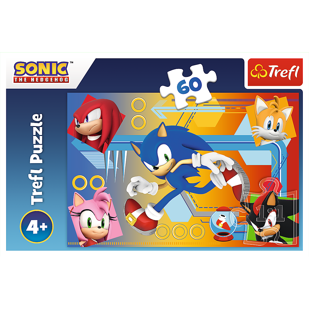 Puzzle Sonic v akci 60 dílků