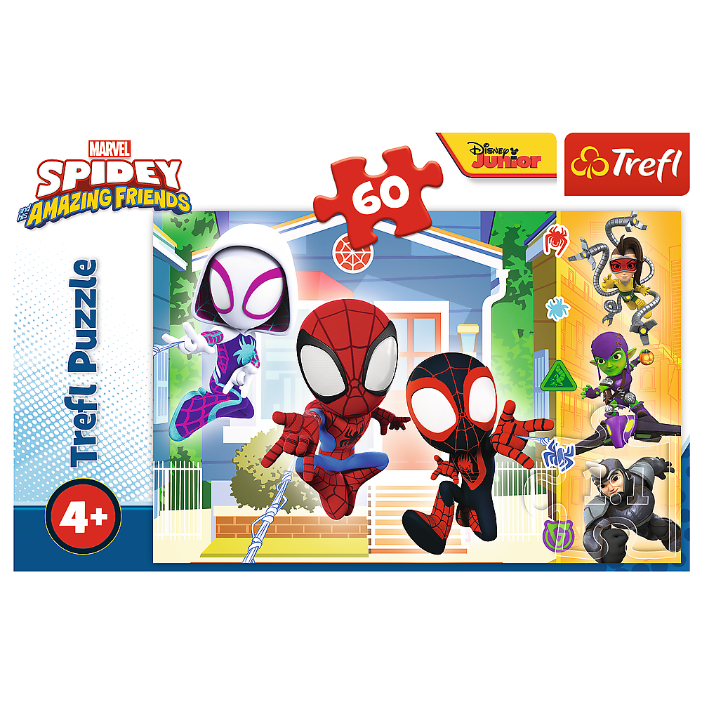 Puzzle W světě Spidey 60 dílků – Trefl