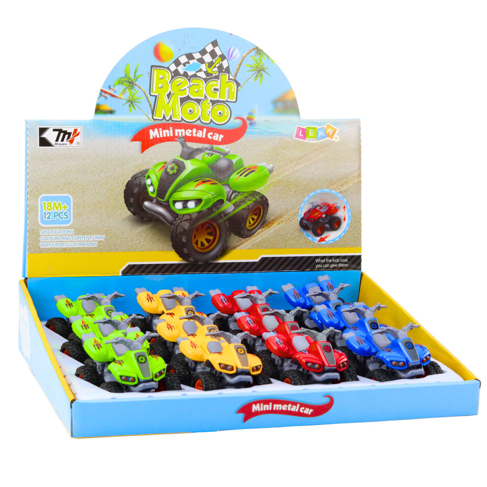 Quad kovová karoserie – gumové pneumatiky 10 cm | hračka