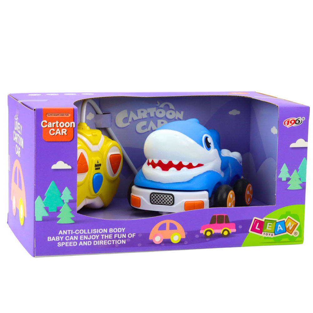 RC autíčko na dálkové ovládání žralok se světly modré