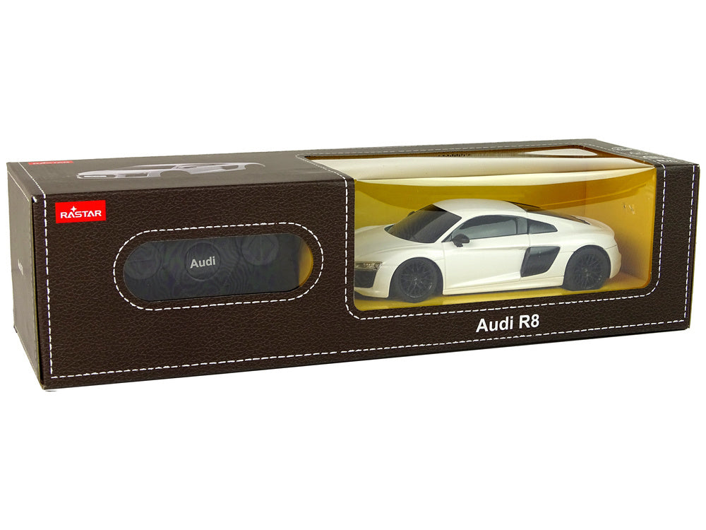 RC auto Audi R8 1:24 s dálkovým ovládáním Rastar bílé