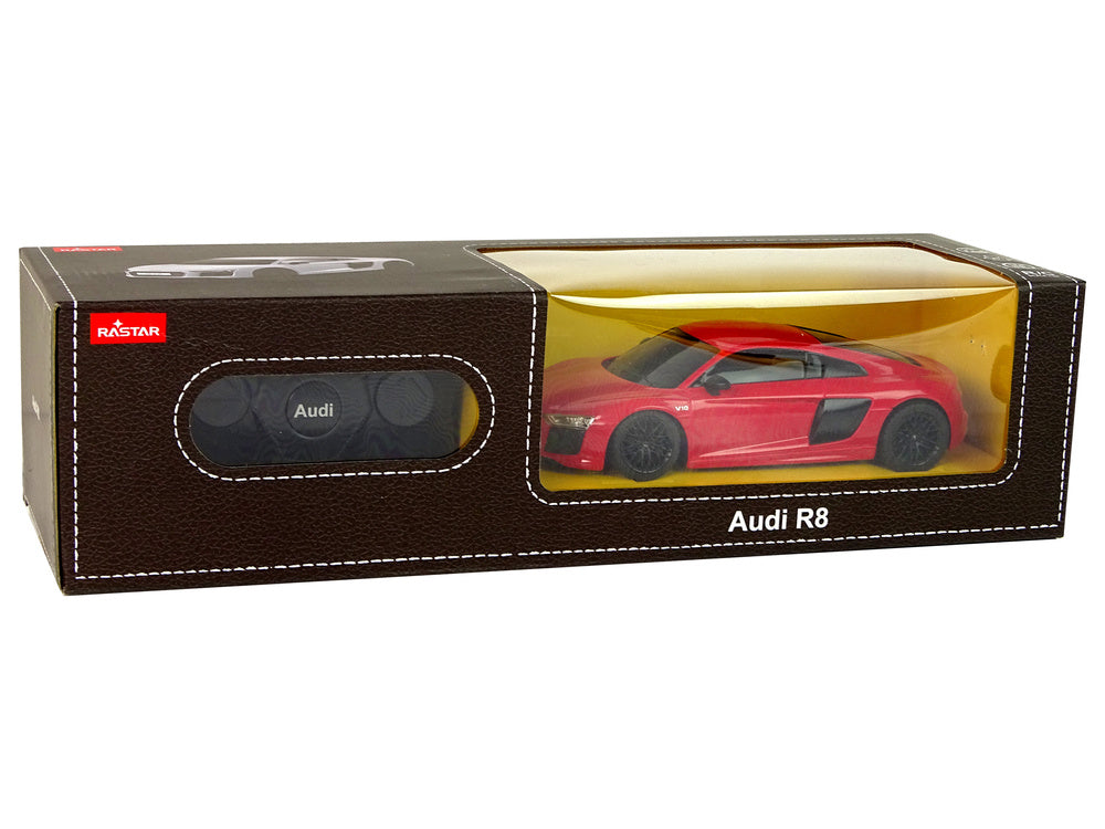 RC auto Audi R8 1:24 s dálkovým ovládáním – Rastar červené