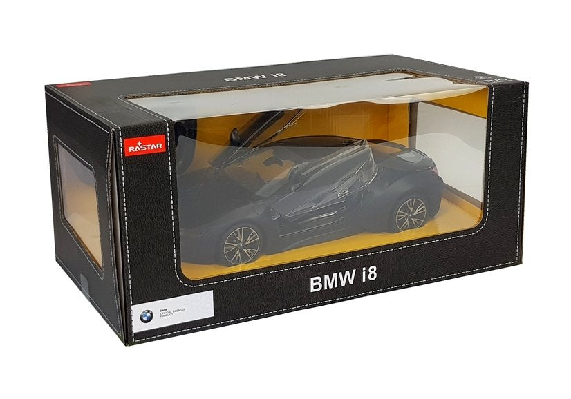 RC auto BMW i8 s automatickými dveřmi 1:14 černé – Rastar