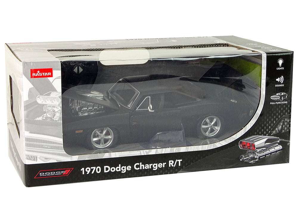 RC auto Dodge Charger 1:16 s pilotem a akumulátorem černé