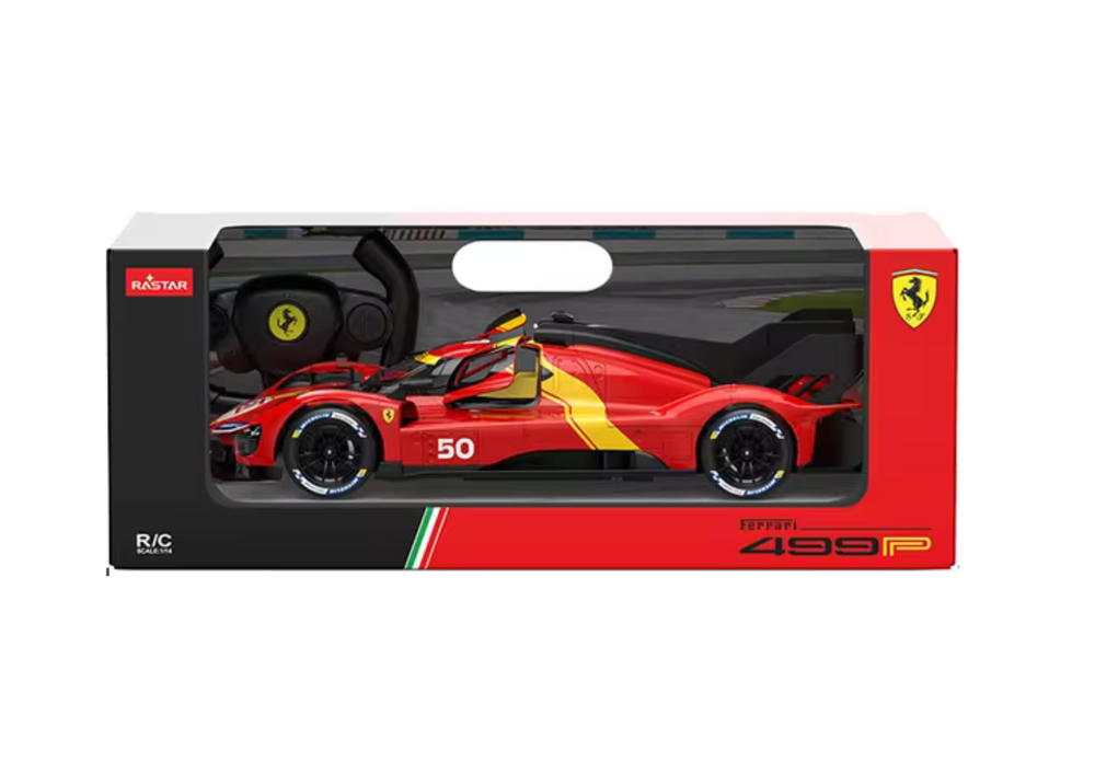 RC auto Ferrari 499P 1:24 s dálkovým ovládáním červené