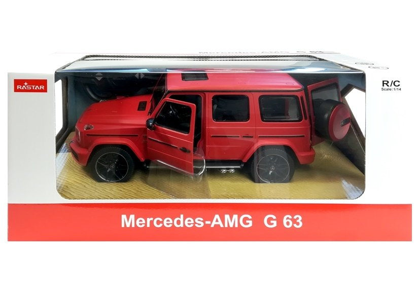 RC auto Mercedes G63 na dálkové ovládání s LED světly červené