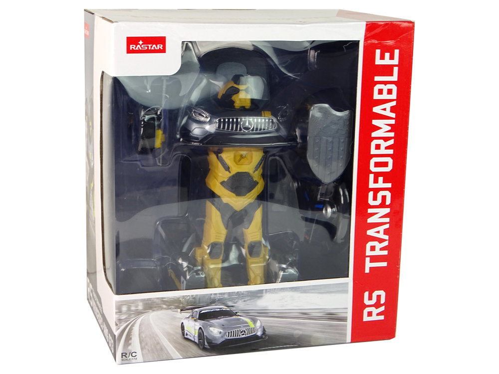 RC auto Mercedes transformující robot 1:14 se světly a zvuky