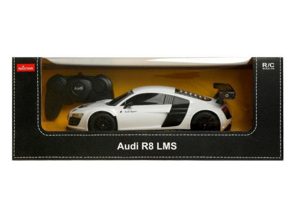 RC auto na dálkové ovládání 1:18 Audi R8 bílé