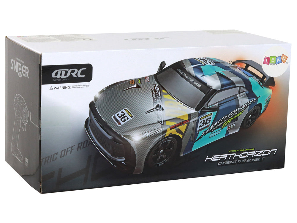 RC auto sportovní 4x4 1:16 – na dálkové ovládání | šedé