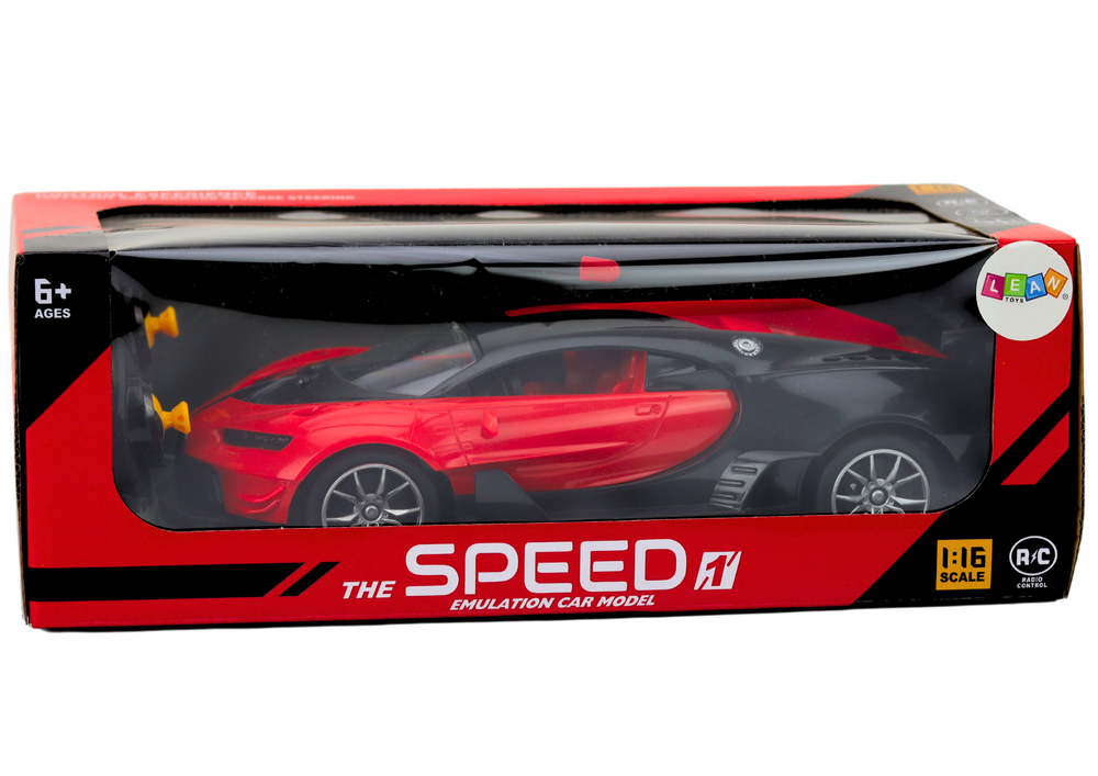 RC auto sportovní s dálkovým ovládáním 1:16 červené