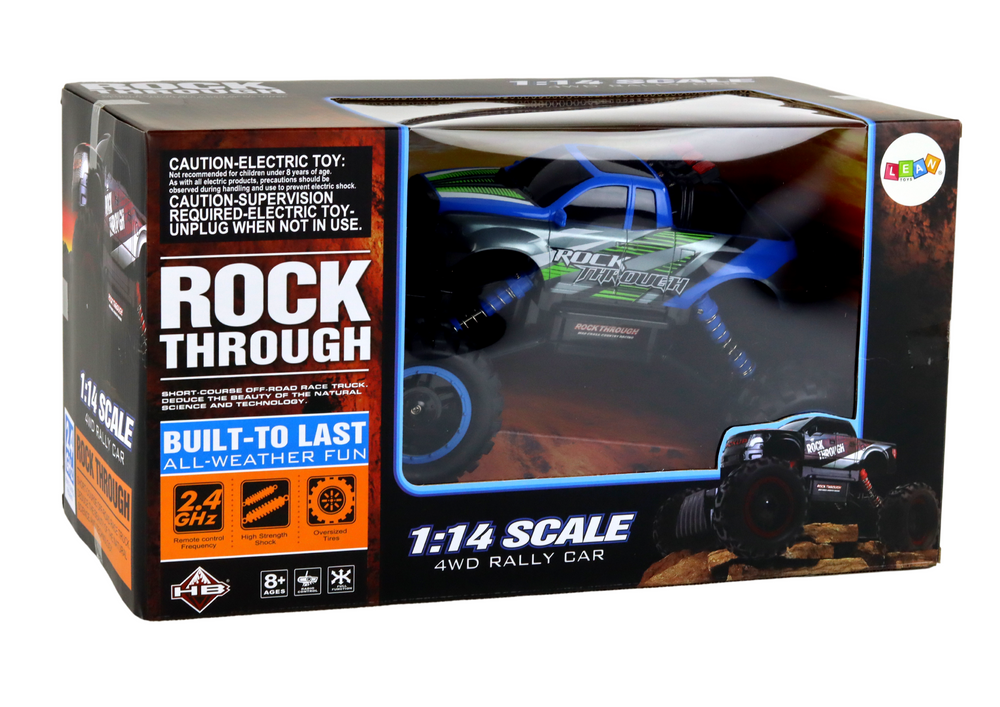 RC auto terénní 1:14 2.4G – dálkové ovládání | modré