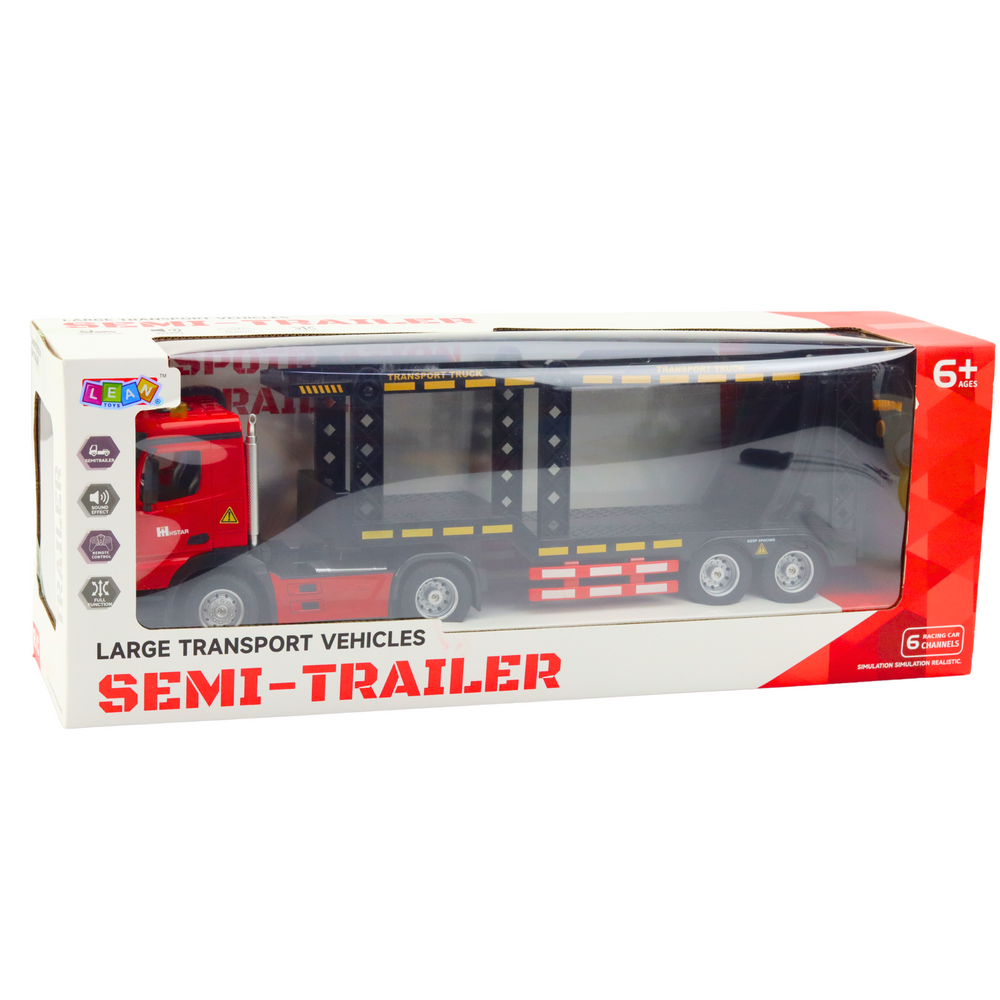 RC Odtahová laweta 2.4G 6CH – dálkové ovládání | červená