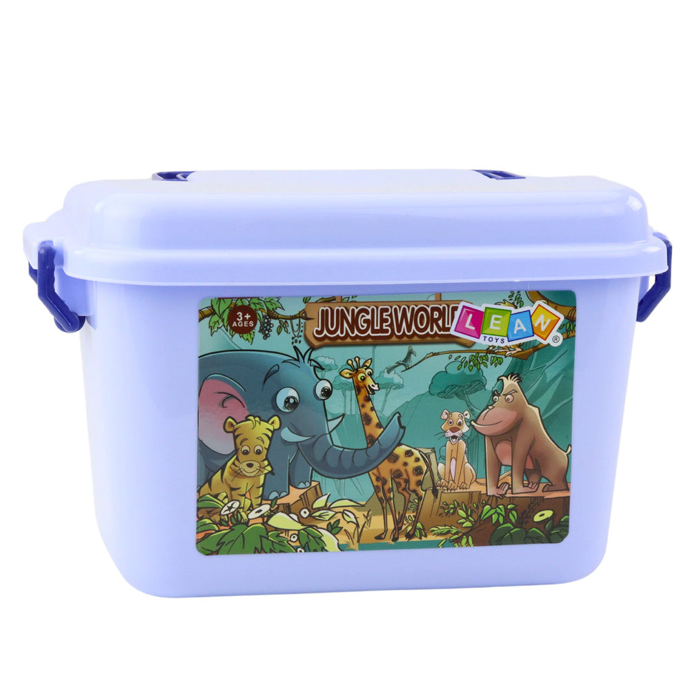 Sada figurek domácí a divoká zvířata – 58ks v kufříku