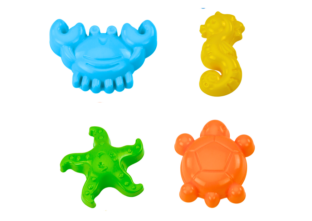 Sada hraček do písku kbelík hrad mlýnek lopatka 9 dílů