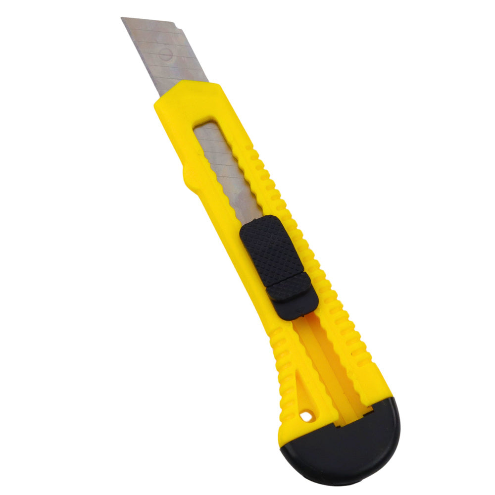 Segmentový nůž na papír – 13 segmentů s blokací | žlutý