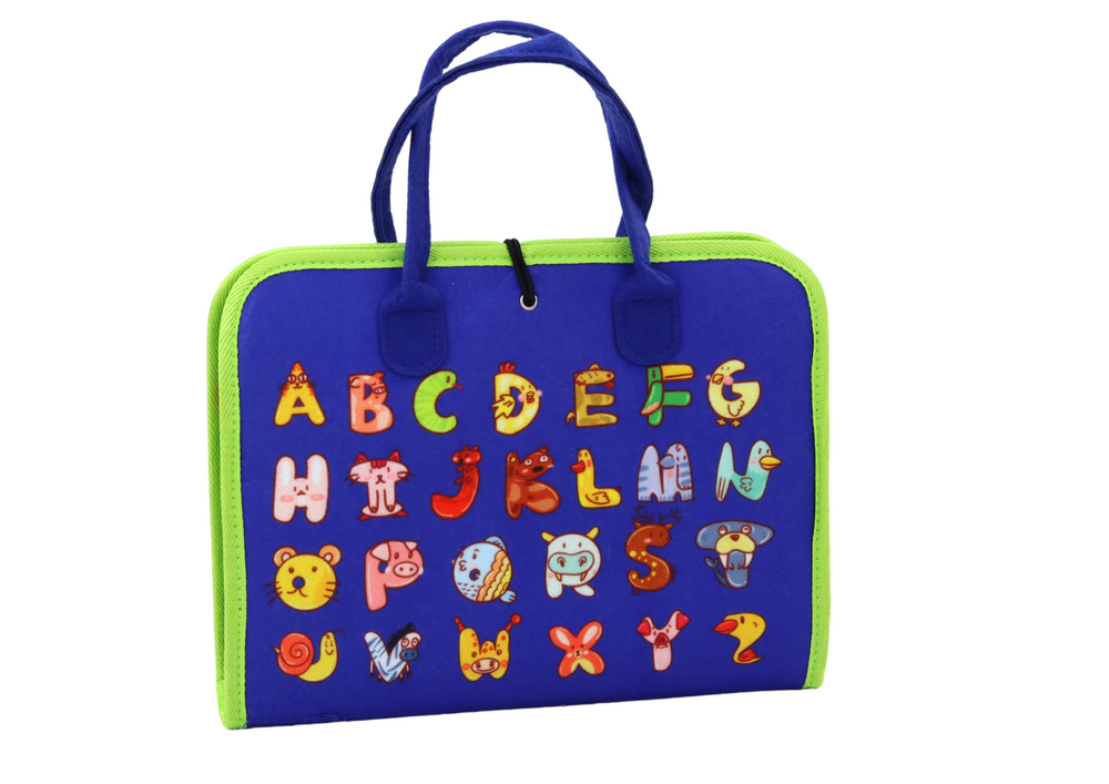 Senzorická edukační tabulka modrá – s manipulačními prvky