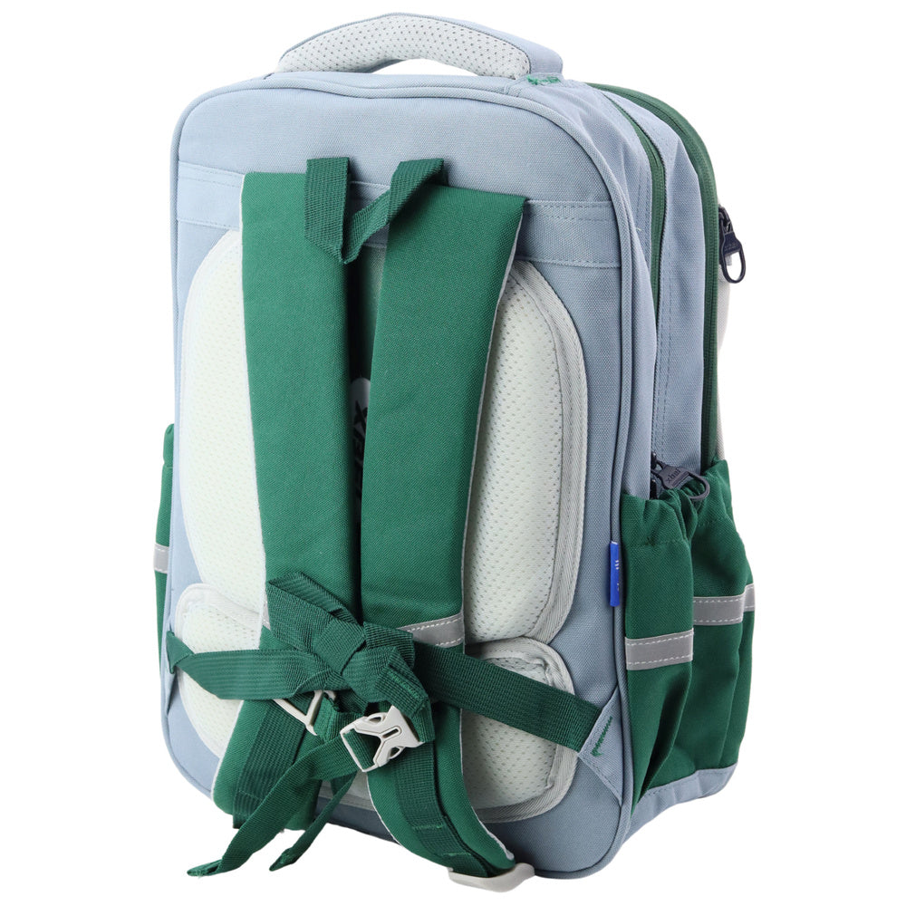 Školní batoh s dinosaury a penálem – šedý 16L