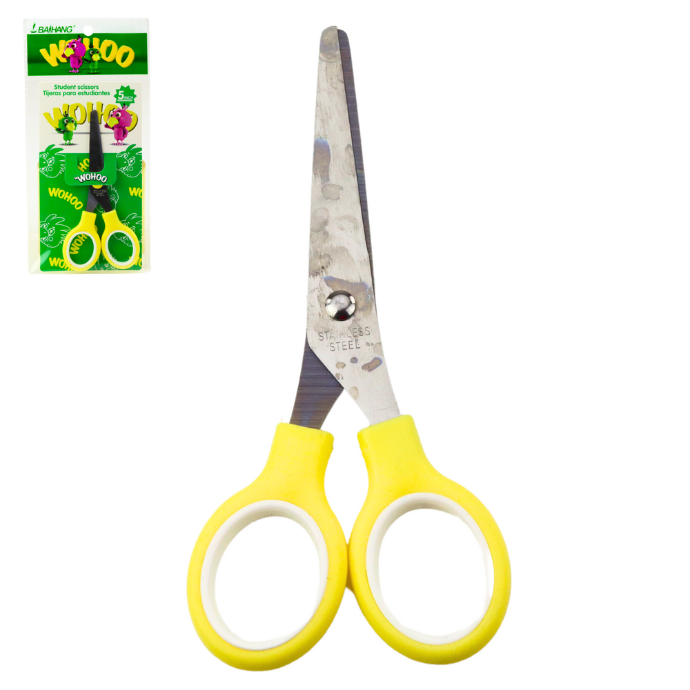 Školní nůžky oburuční 13cm – univerzální mix barev