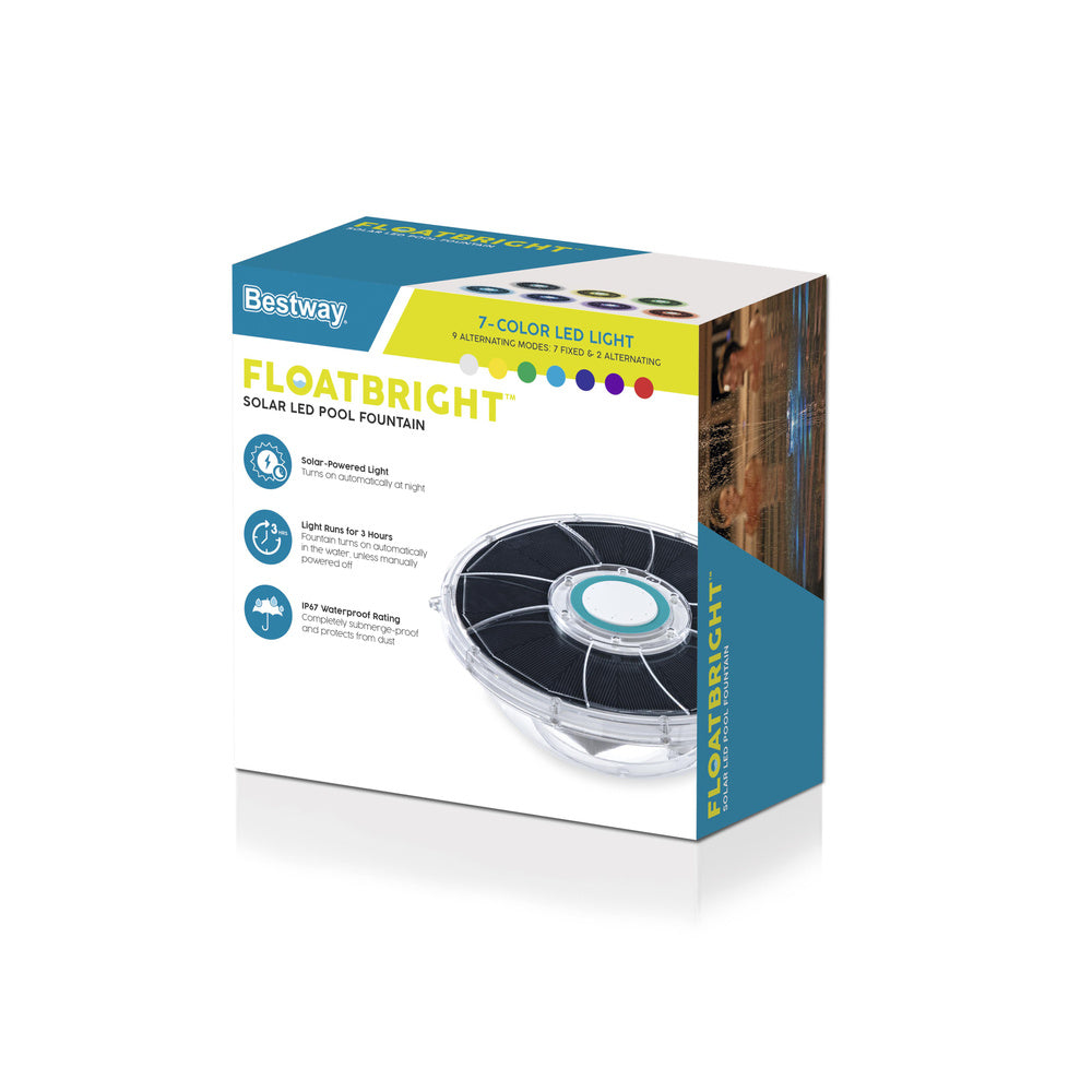 Solární LED fontána do bazénu s osvětlením – Bestway 58849