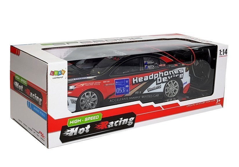 Sportovní auto na dálkové ovládání 27MHz červené