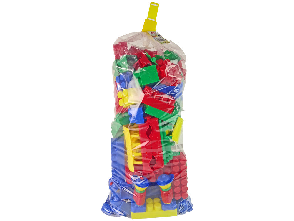 Stavební kostky K3 velké – 200 dílů s okénky a figurkami