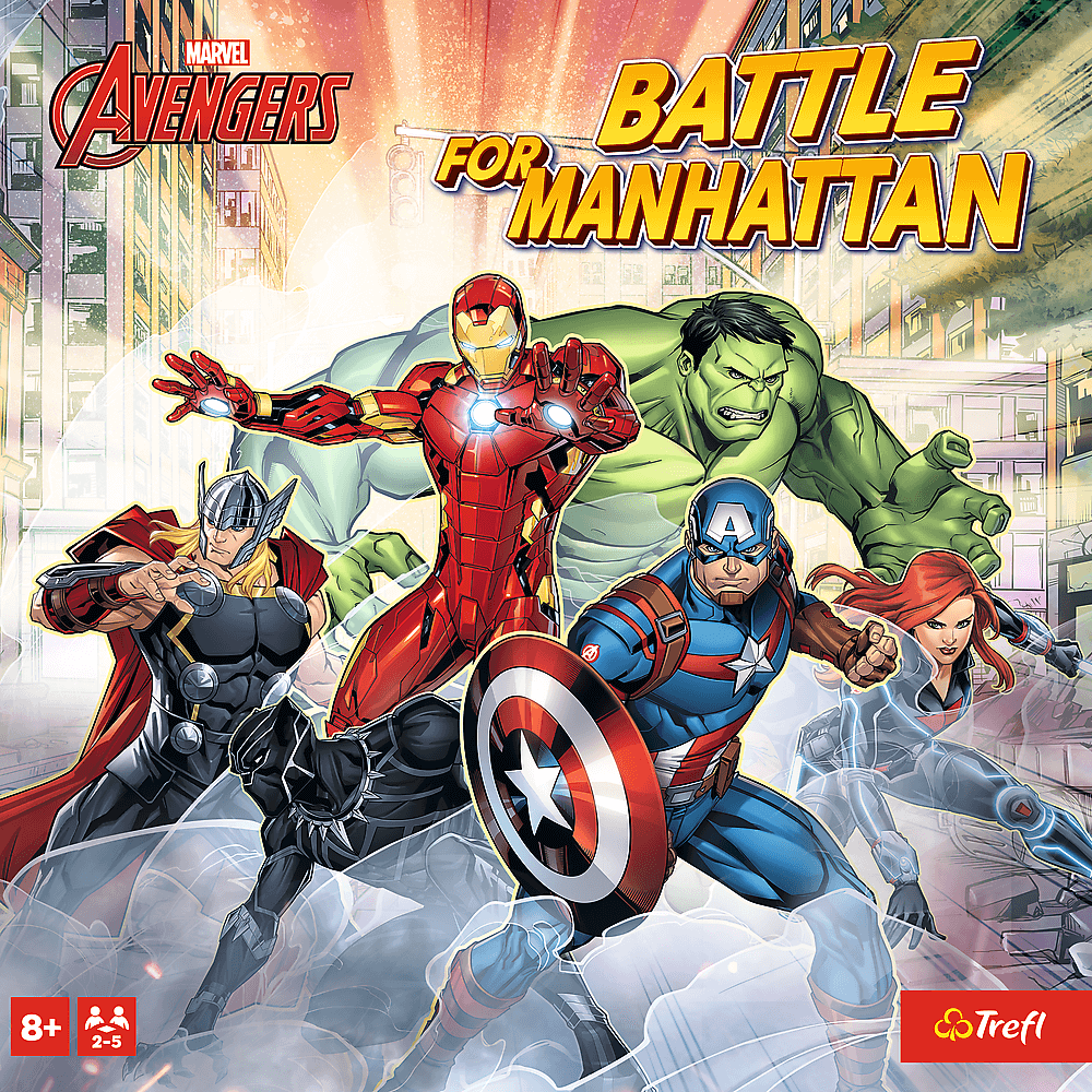 Strategická hra o Manhattan s Avengers hrdiny – Battle for Manhattan Trefl