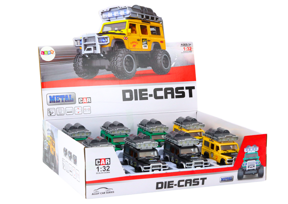 Terénní auto Guard 1:32 kovové s pohonem světly a zvuky