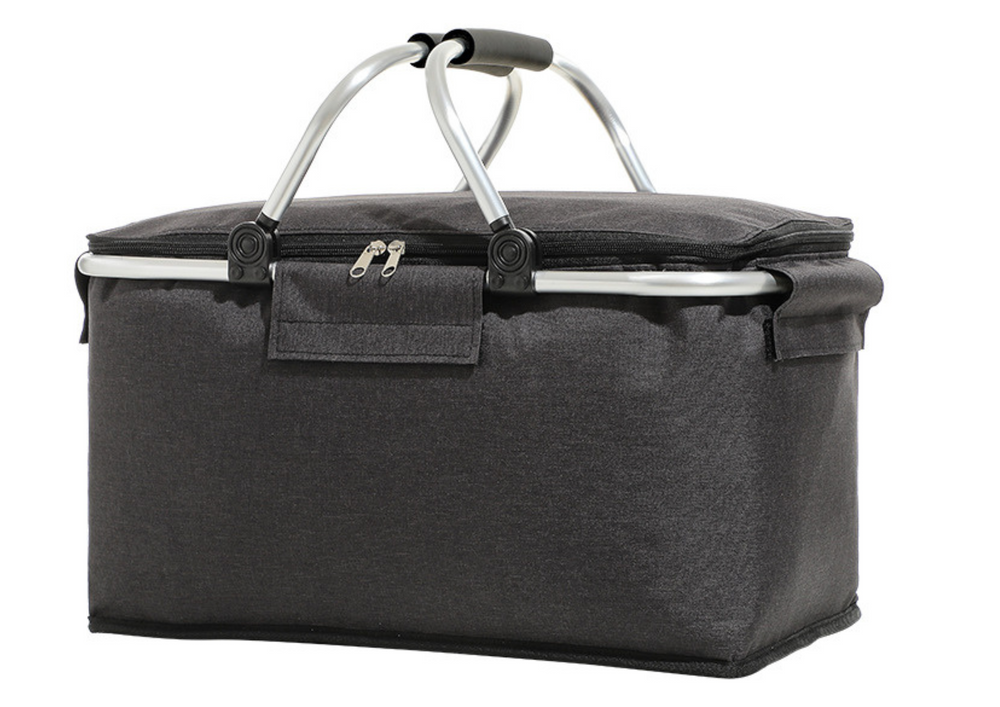 Termický izolovaný piknikový košík skládací 30l