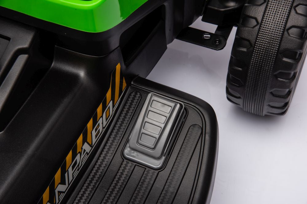 Traktor na akumulátor s ovládáním BBH 030 zelený