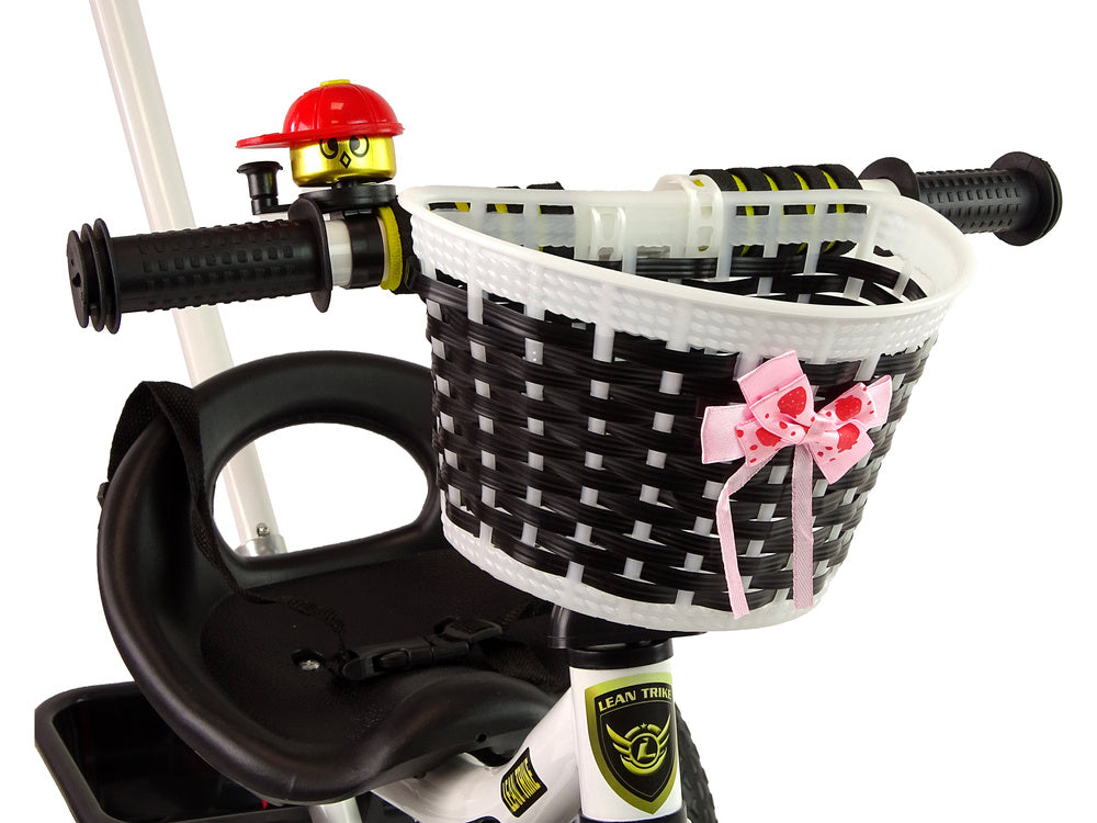 Tříkolka PRO100 s košíkem – EVA kola černá | dětská