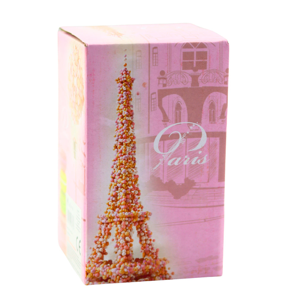 Věčná růže v kopuli s LED osvětlením a srdíčkem červená 14x8cm